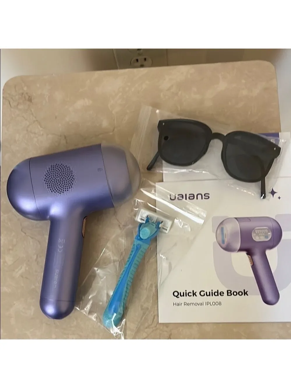 Uaians IPL008 Ice Power Series Hair Removal Tool NIB